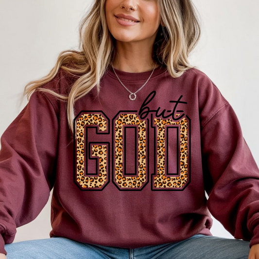 But God Leopard DTF Transfer