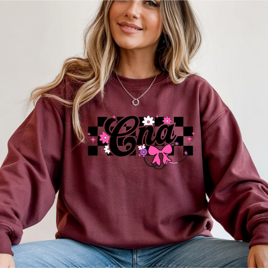 CNA Checkered DTF Transfer