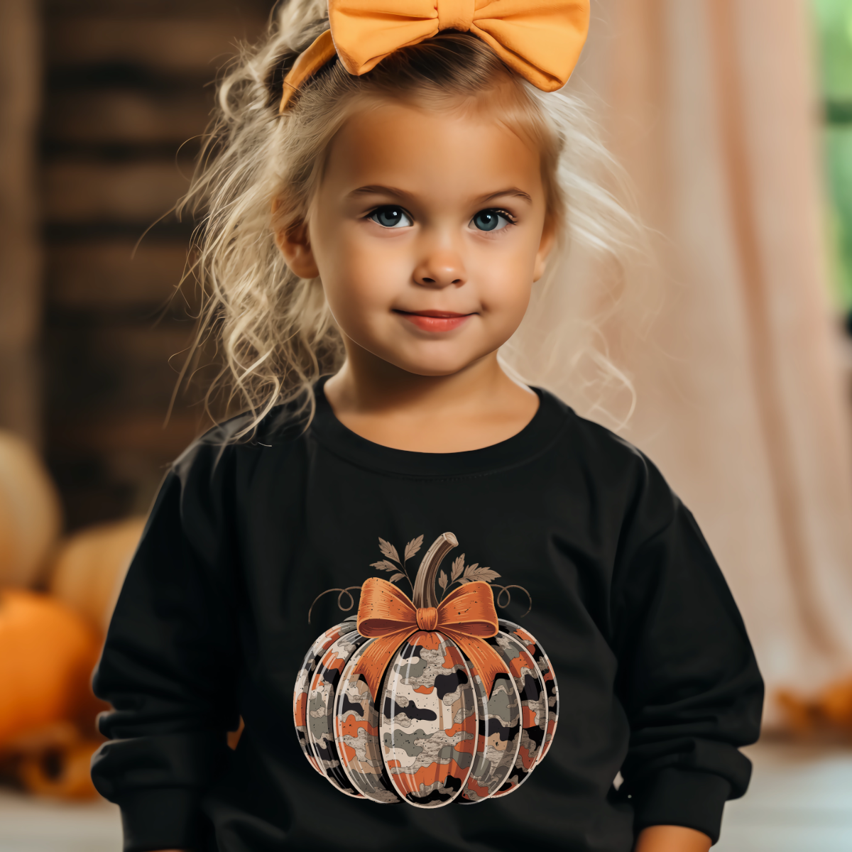 Camo Pumpkin DTF Transfer