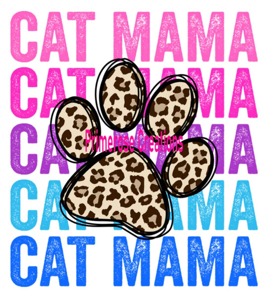 Design - Cat Mama Repeat