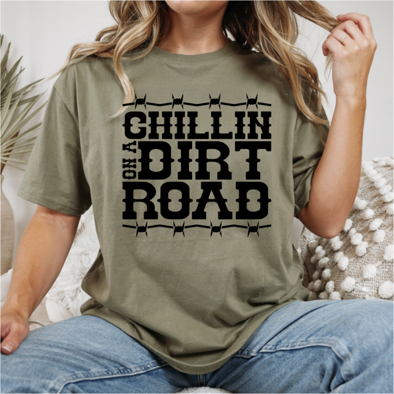 Chillin On A Dirt Road DTF Transfer