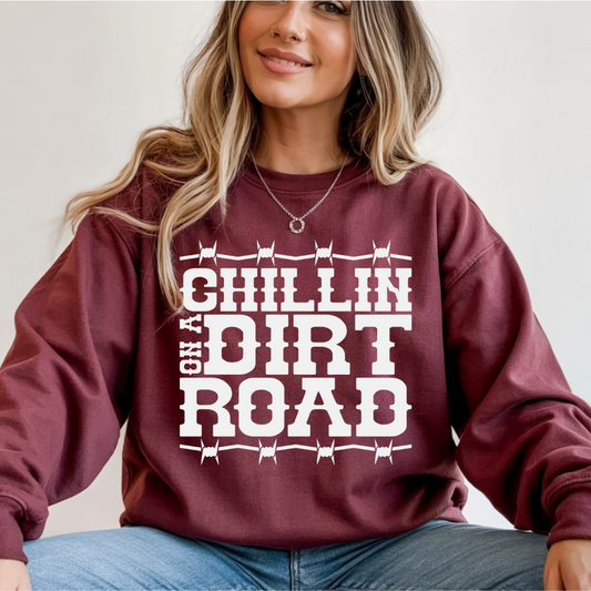 Chillin On A Dirt Road DTF Transfer