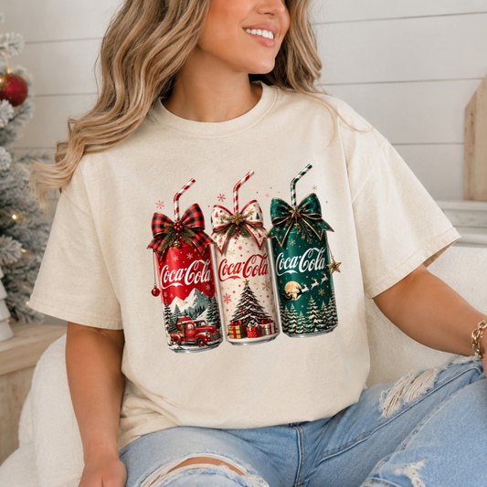 Coca Cola Christmas DTF Transfer