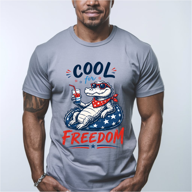 Cool For Freedom DTF Transfer