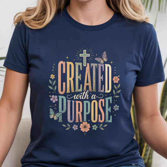 Created With A Purpose DTF Transfer