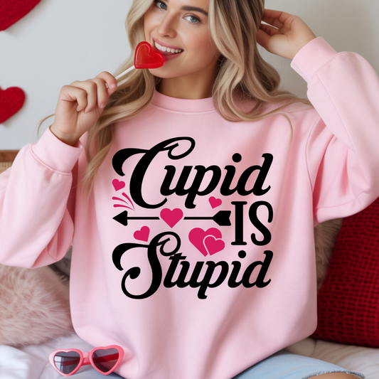 Cupid Is Stupid DTF Transfer