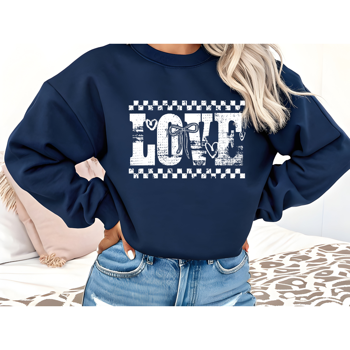 Distressed Love DTF Transfer