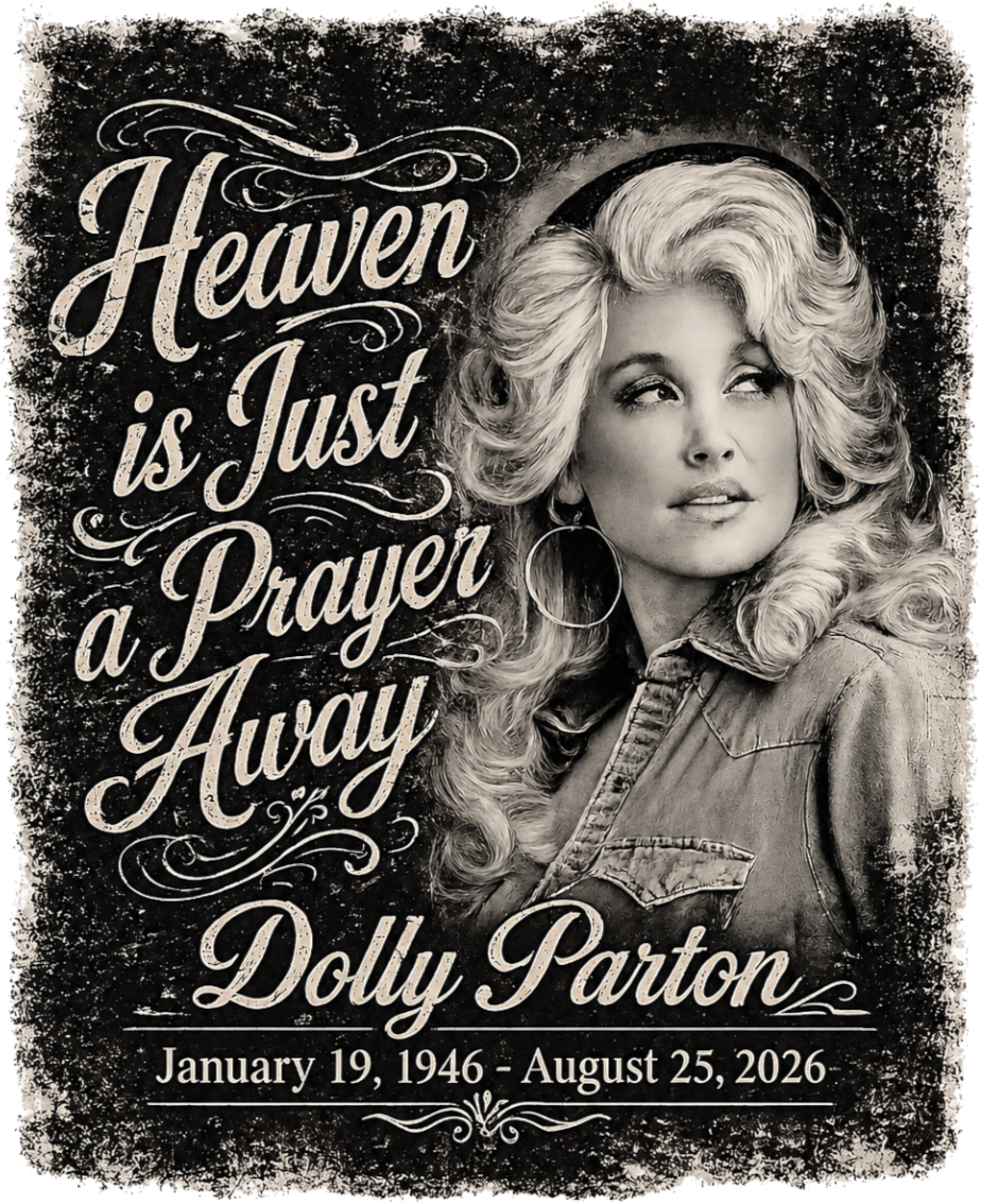 Dolly Heaven Is Just A Prayer Away DTF Transfer