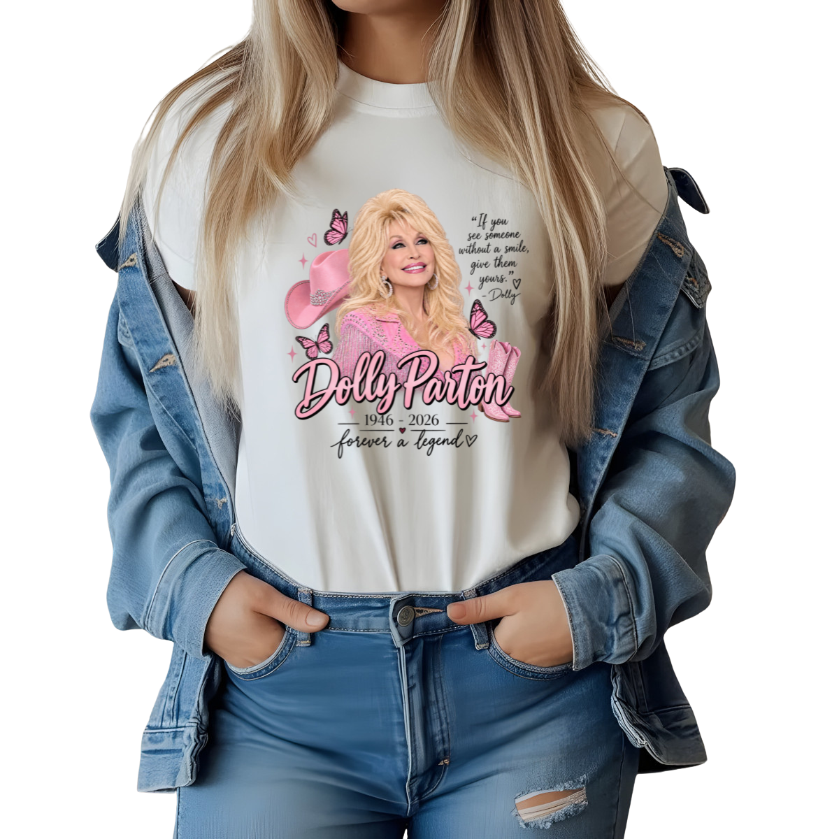 Dolly Forever A Legend DTF Transfer
