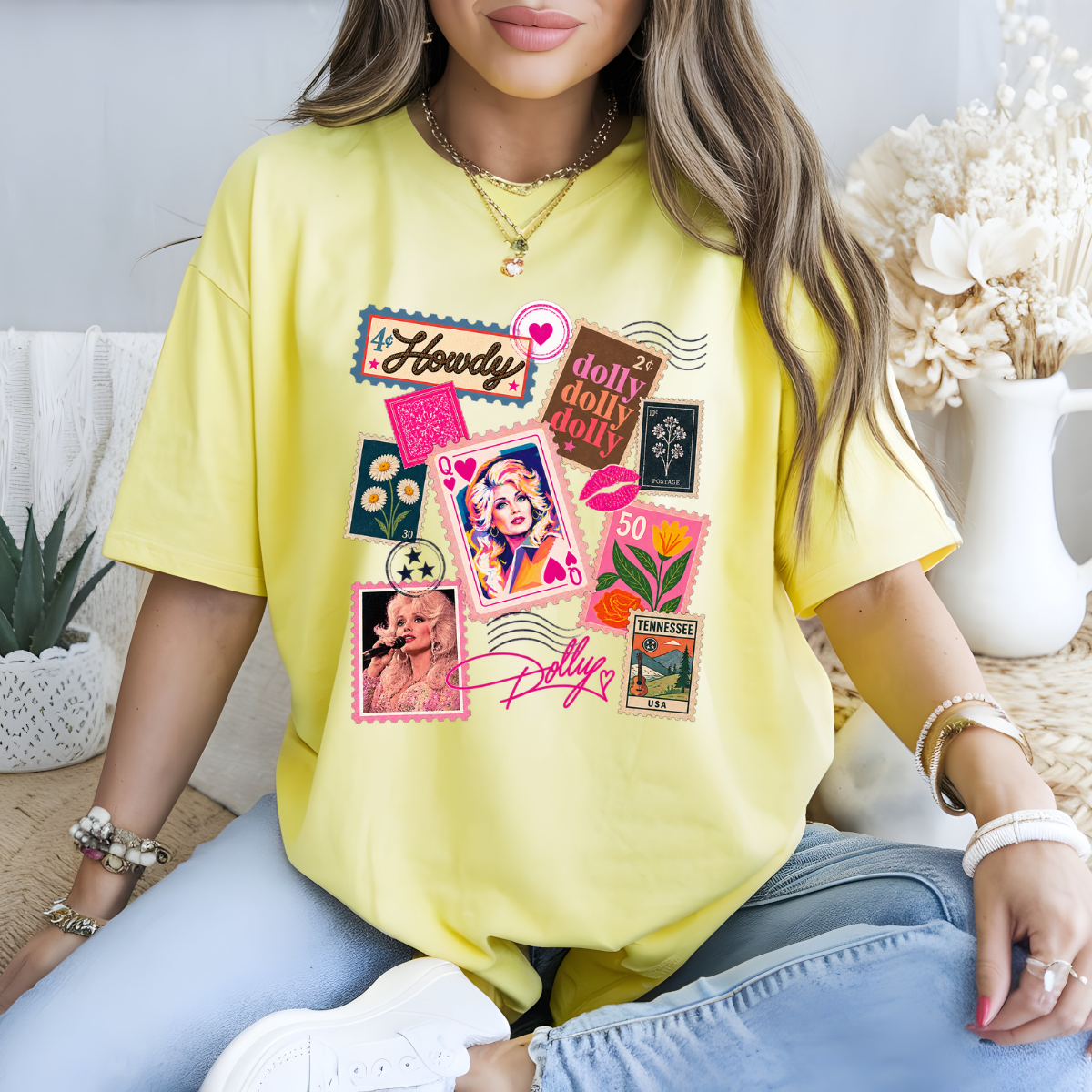 Dolly Stamps DTF Transfer