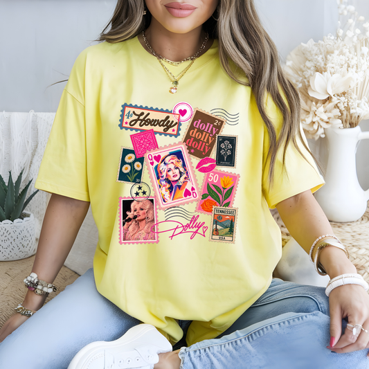 Dolly Stamps DTF Transfer