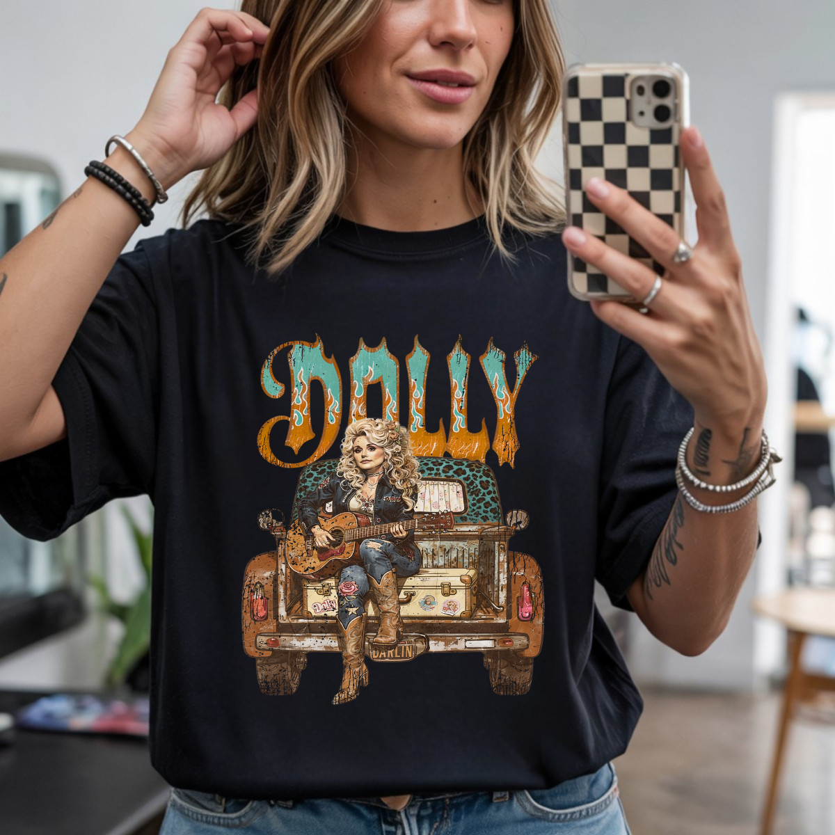 Dolly Truck DTF Transfer