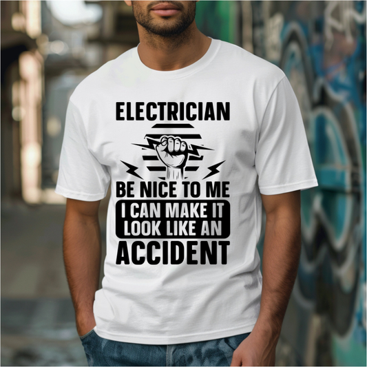 Electrician Accident DTF Transfer