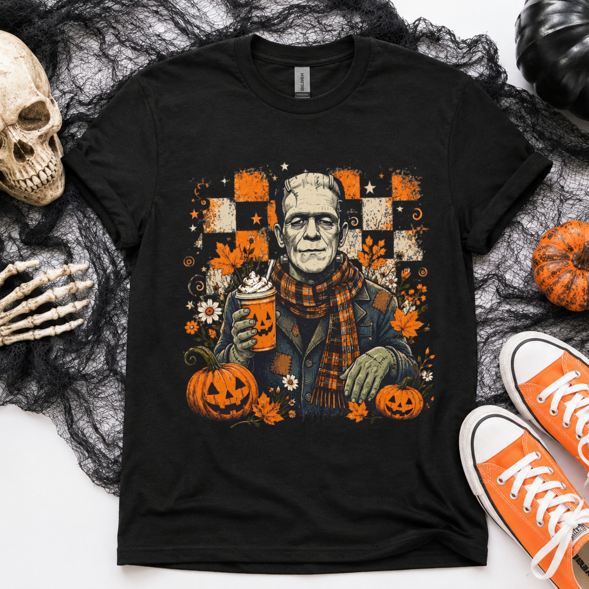 Fall Frankenstein DTF Transfer