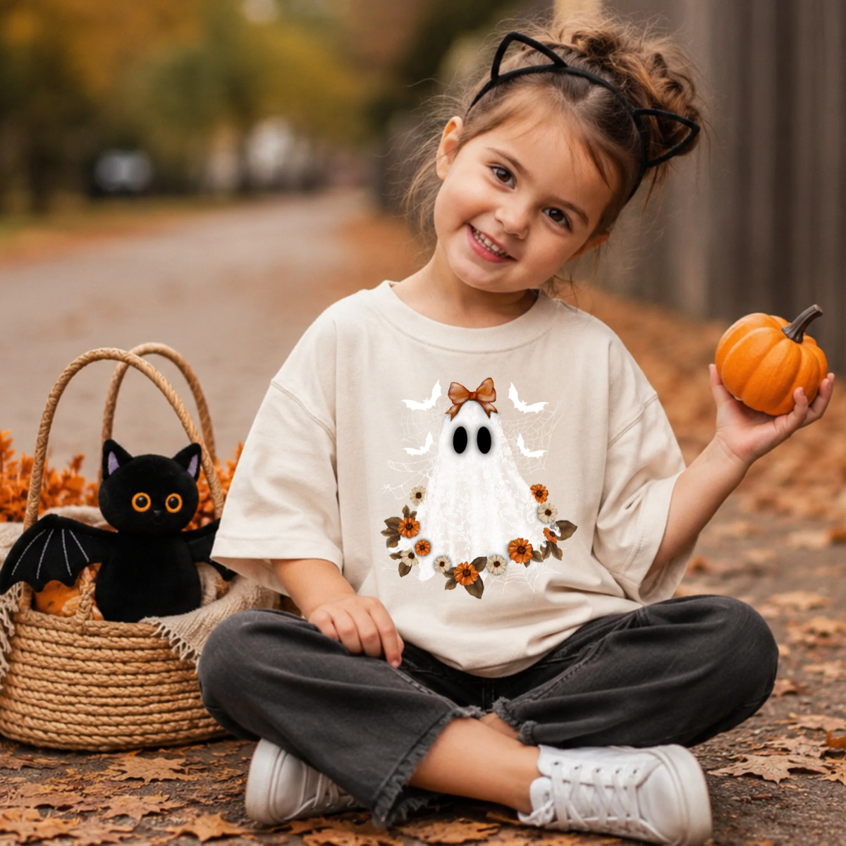 Fall Lace Ghostie DTF Transfer