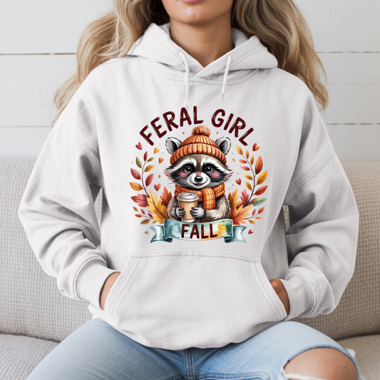 Feral Girl Fall DTF Transfer