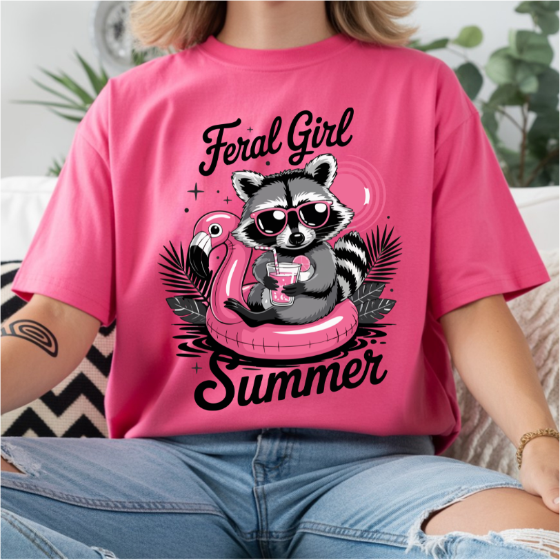 Feral Girl Summer DTF Transfer