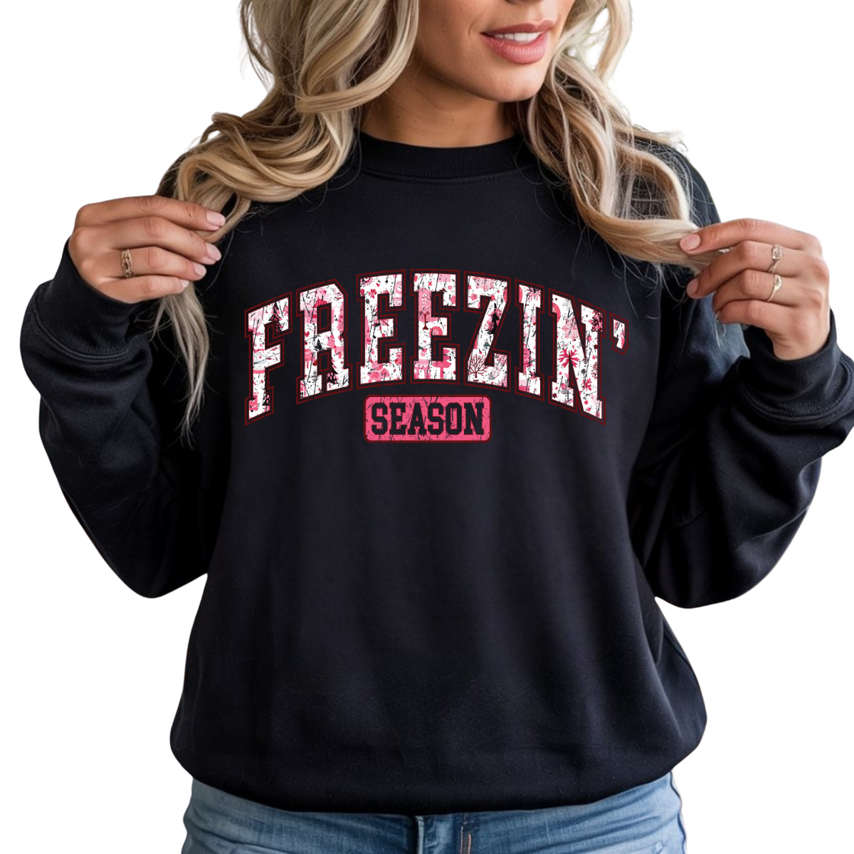 Freezin' Season Pink DTF Transfer