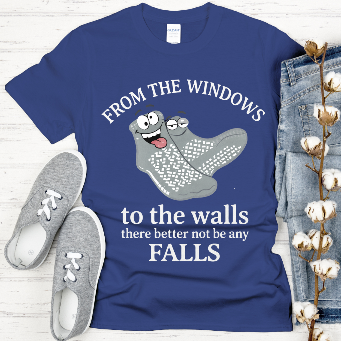 From The Windows Grippy Socks DTF Transfer