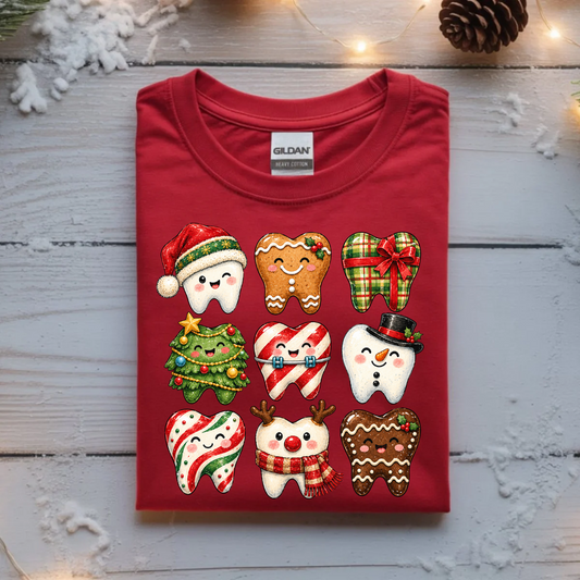 Funny Christmas Teeth - Dentist DTF Transfer