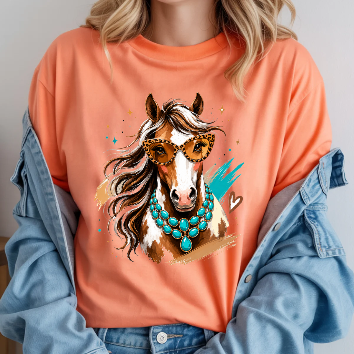 Glam Horse DTF Transfer