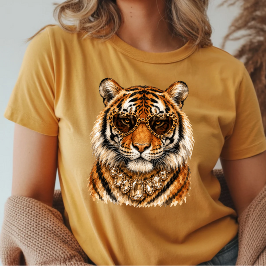 Glam Tiger DTF Transfer