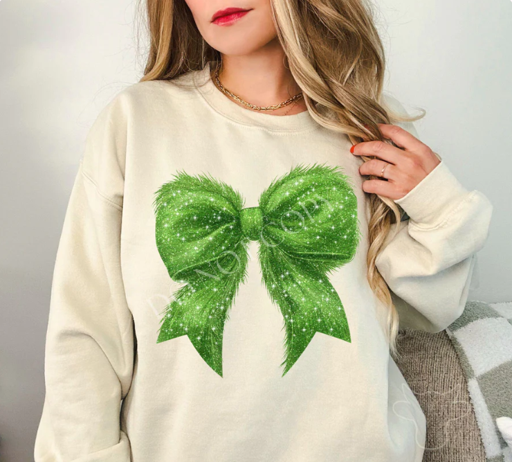 Design - Green Fur (Glitter)