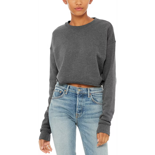 PRE ORDER - Bella Canvas Women's Cropped Fleece Crew