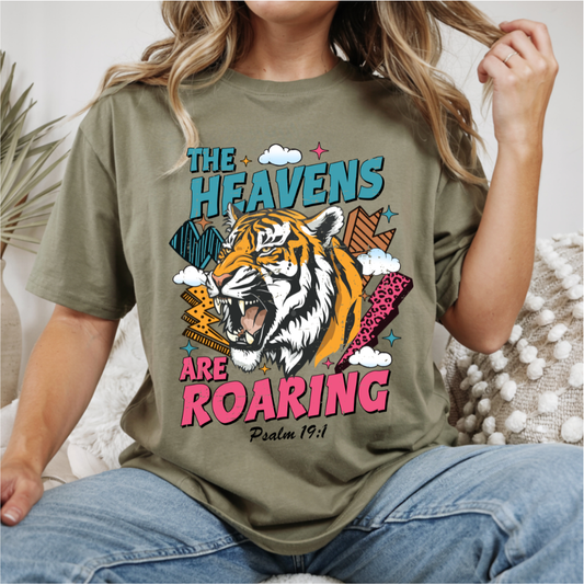 The Heavens Are Roaring DTF Transfer