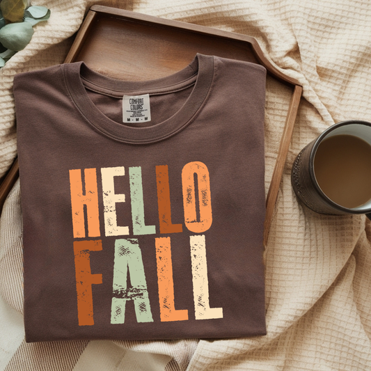 Hello Fall DTF Transfer