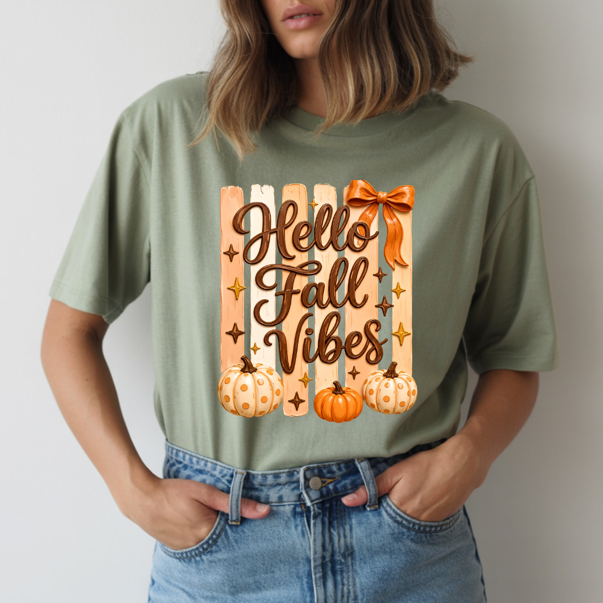 Hello Fall Vibes DTF Transfer