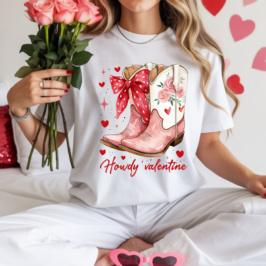 Howdy Valentine DTF Transfer