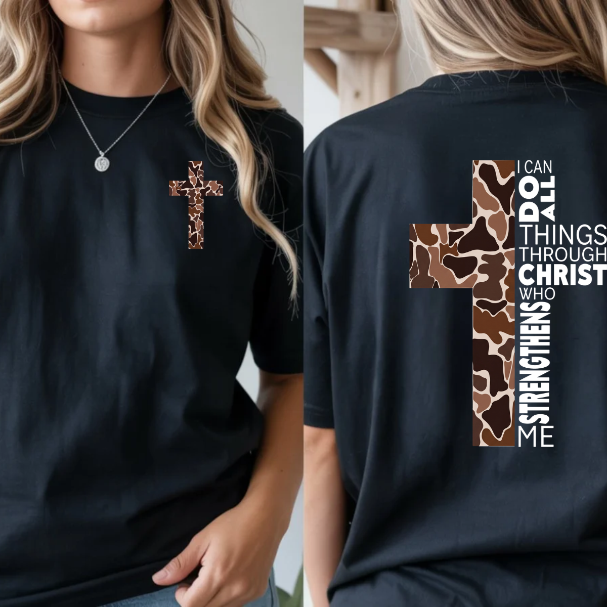 I Can Do All Things Through Christ DTF Transfer
