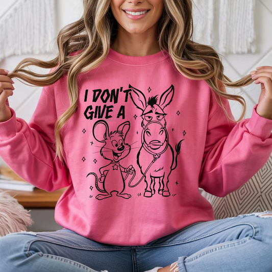 I Don't Give A Rat's Ass DTF Transfer