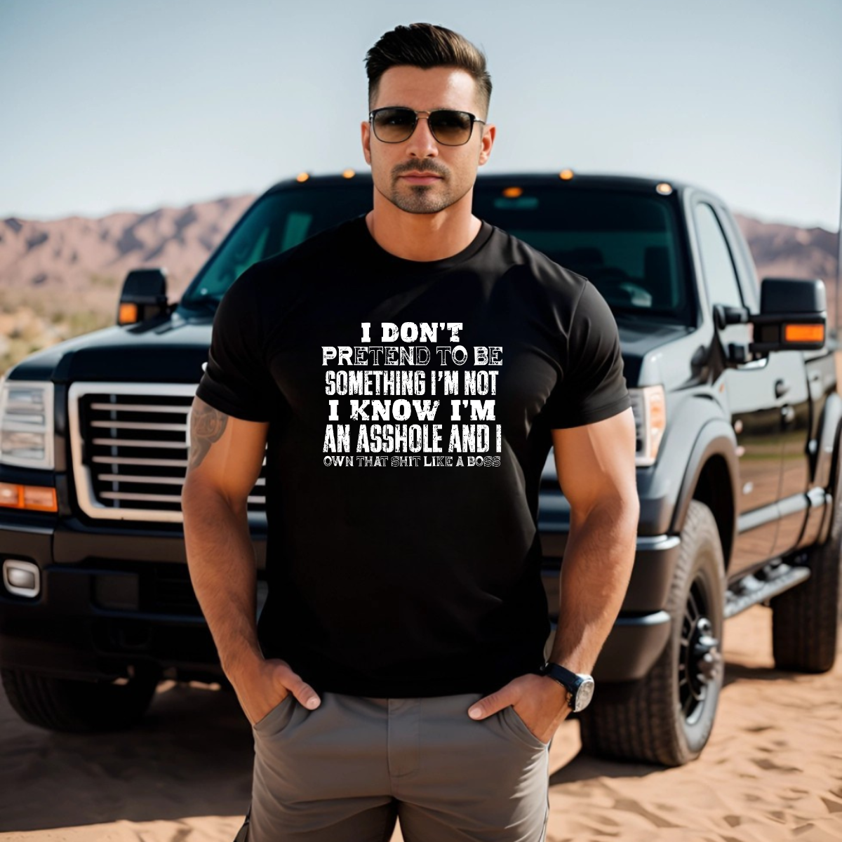 I Don't Pretend To Be Something I'm Not DTF Transfer
