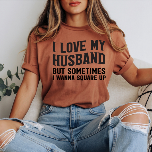 I Love My Husband DTF Transfer