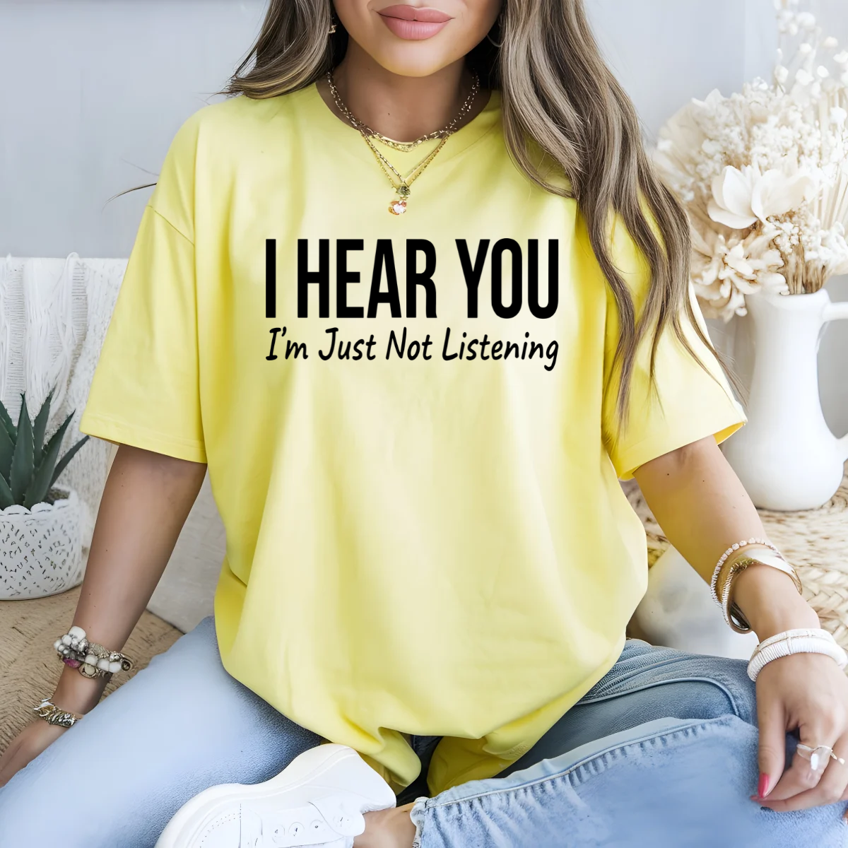 I Hear You I'm Just Not Listening DTF Transfer