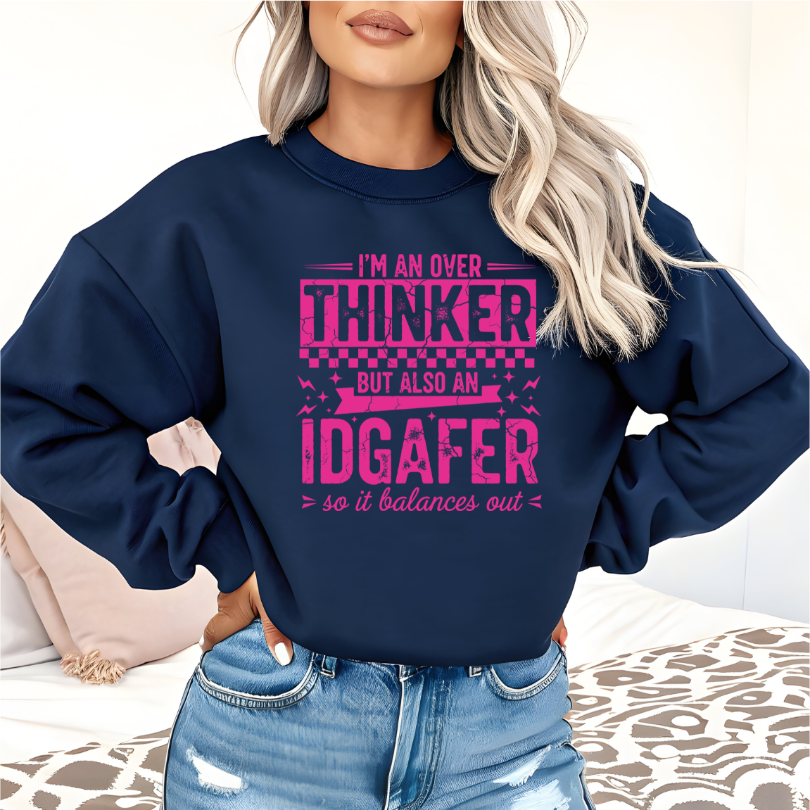 I'm An Over Thinker DTF Transfer