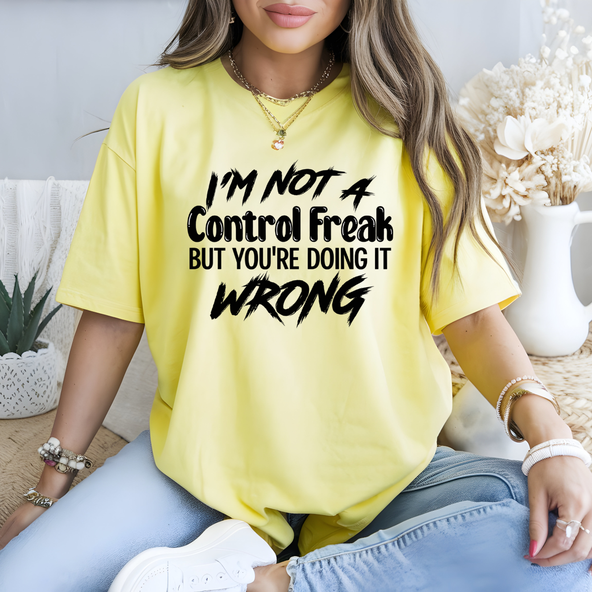 I'm Not A Control Freak DTF Transfer
