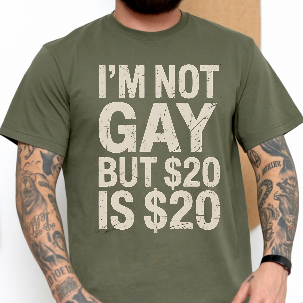 I'm Not Gay But $20 DTF Transfer
