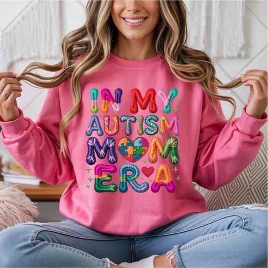 In My Autism Mom Era DTF Transfer