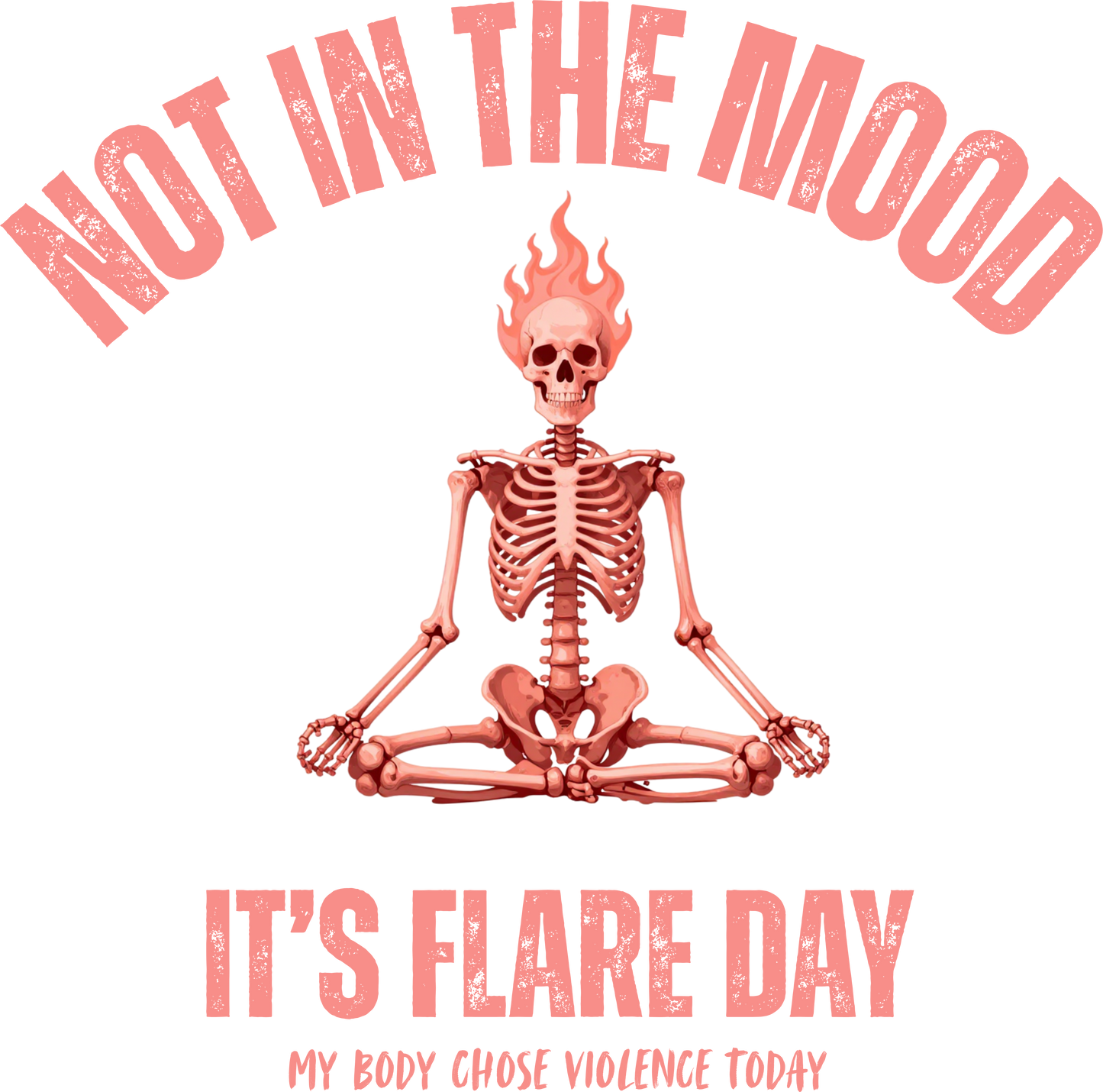 Exclusive PREORDER "NOT IN THE MOOD" Rare Disease Awareness Comfort Colors Crop T-Shirt