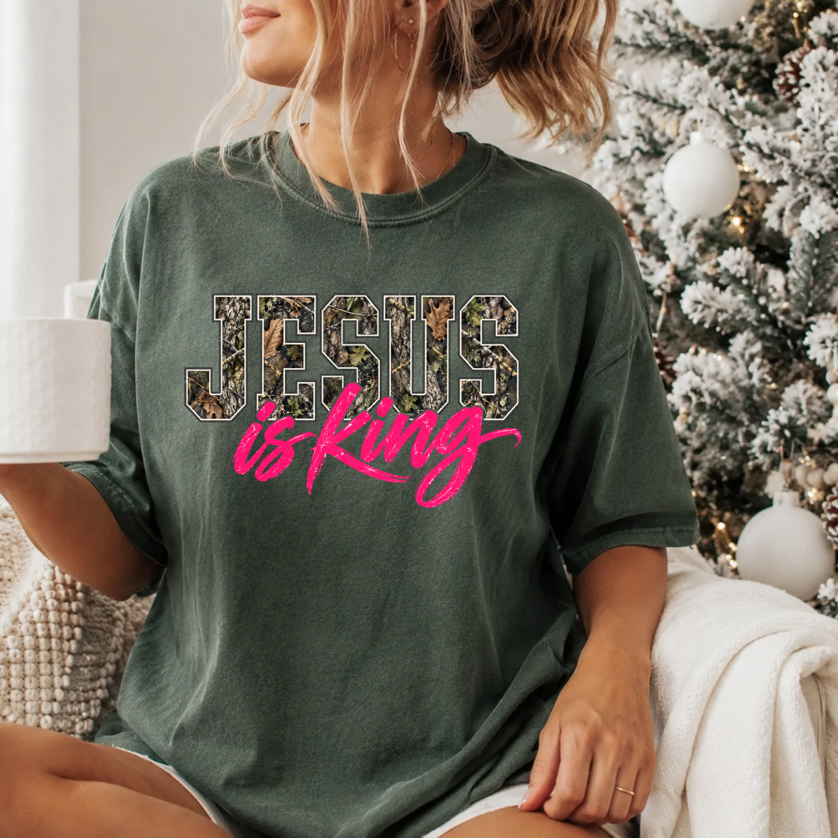 Jesus Is King DTF Transfer