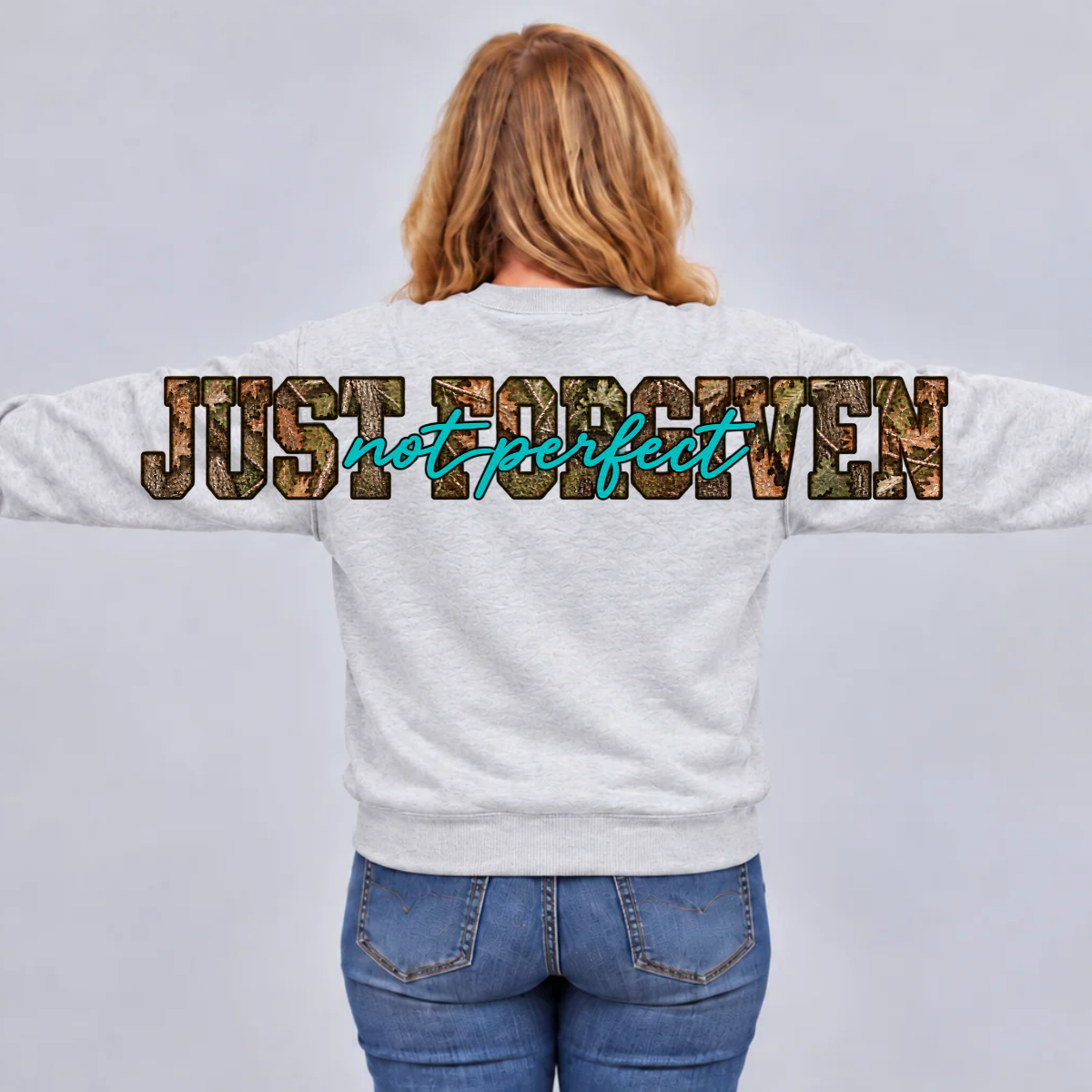 Exclusive Not Perfect Just Forgiven Crewneck Sweatshirt