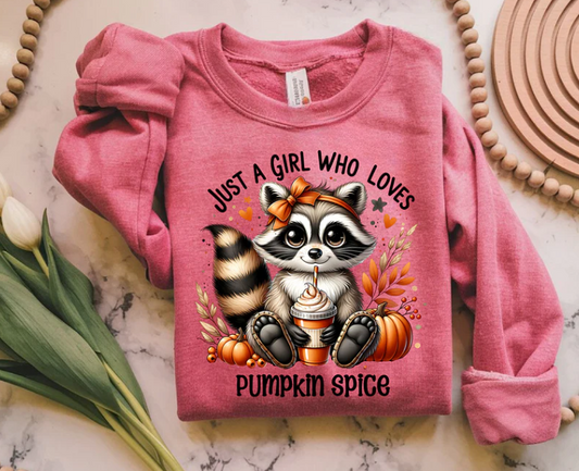 Design - Just A Girl Who Love Pumpkin Spice