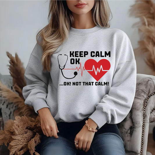 Keep Calm Not That Calm DTF Transfer