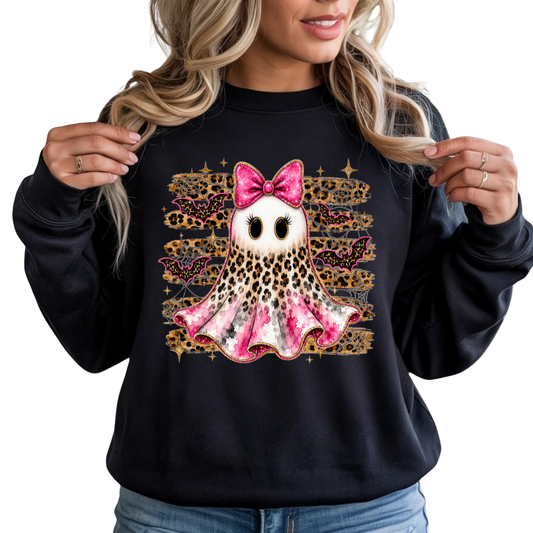 Leopard Brush Strokes Ghostie DTF Transfer