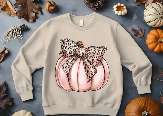 Design - Leopard Coquette Pumpkin