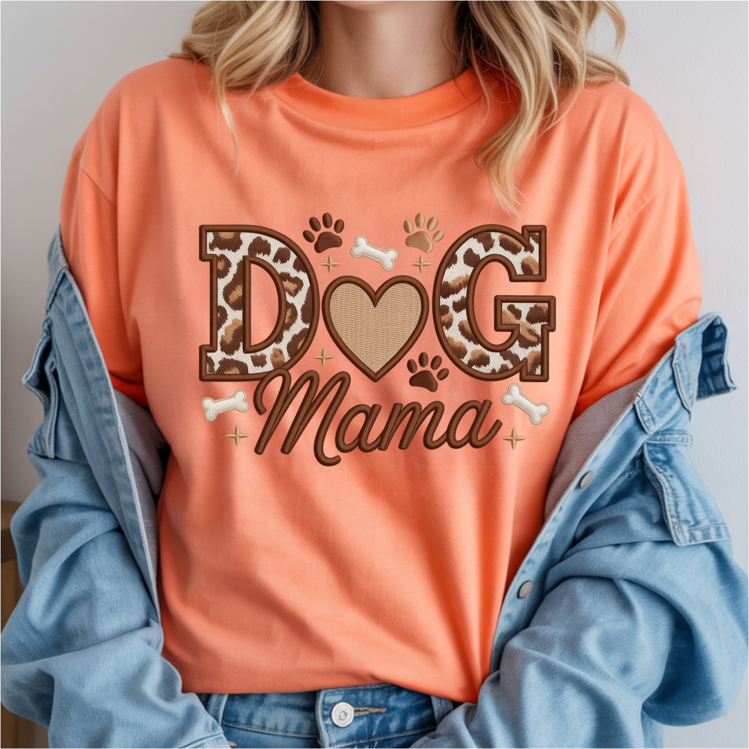 Leopard Dog Mama DTF Transfer