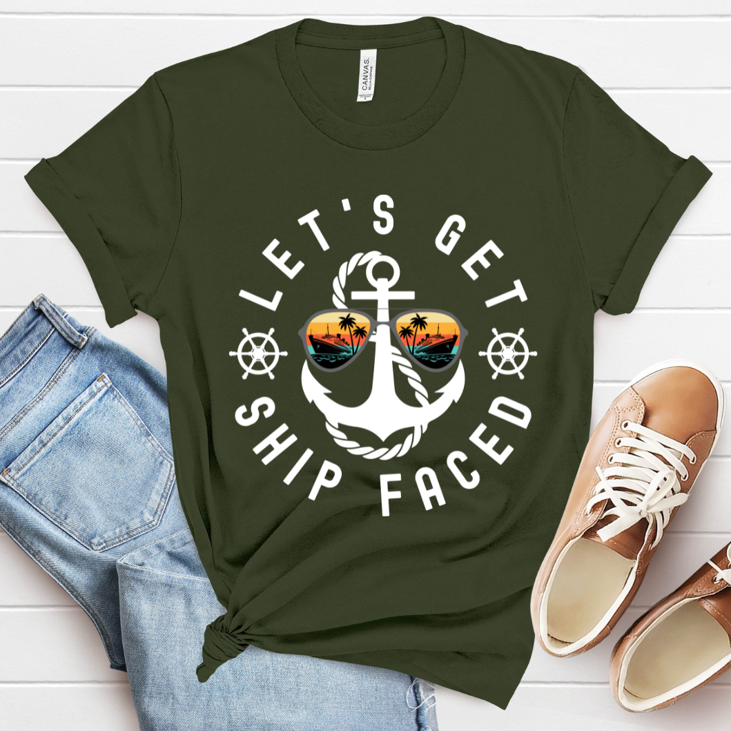 Lets Get Ship Faced DTF Transfer